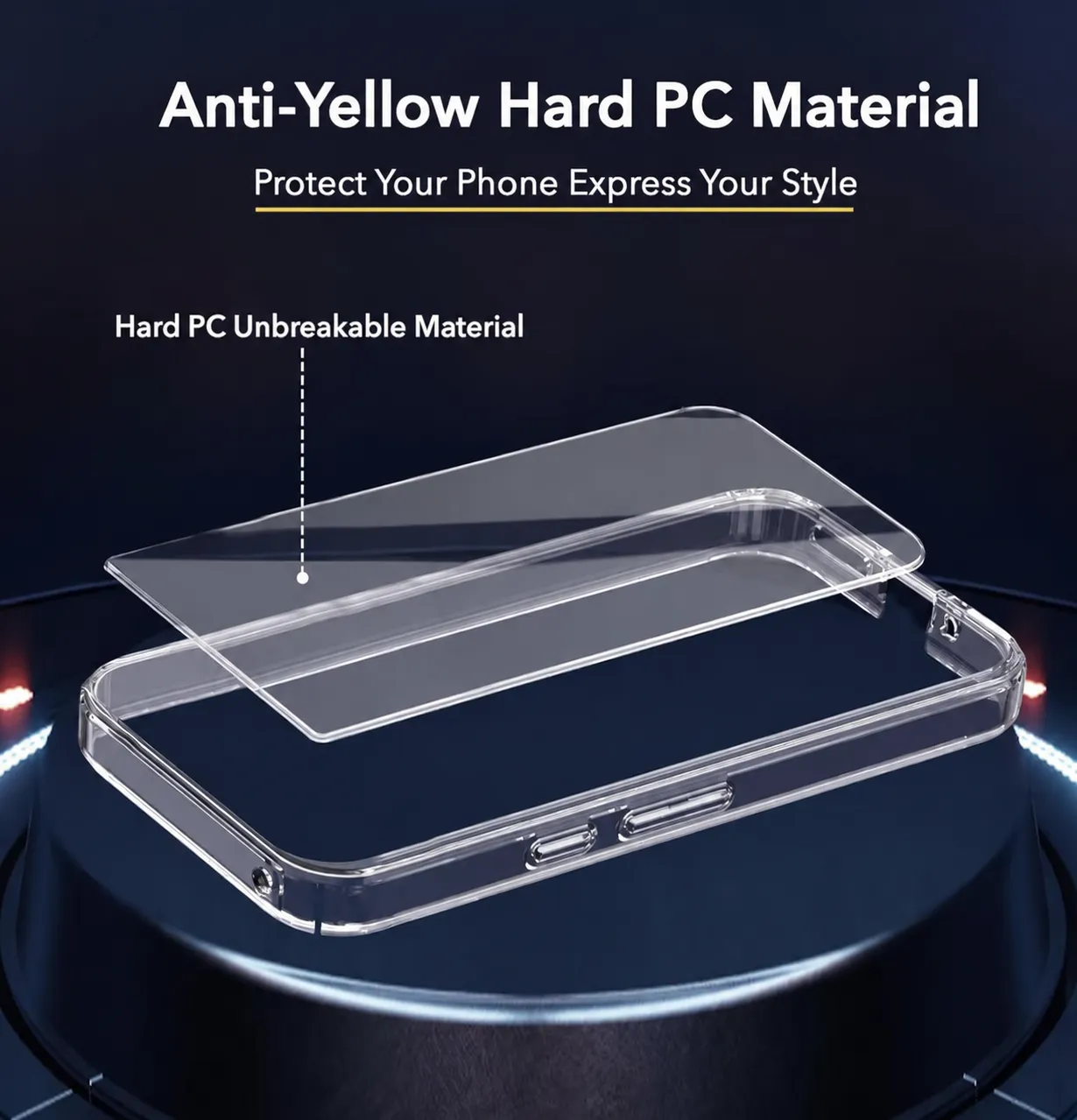Anti Yellow Clear Case